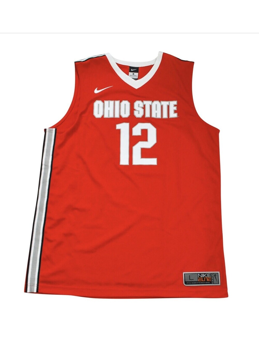 Ohio State Buckeyes Nike Elite NCAA Basketball Red Jersey Size Large